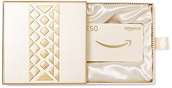 Amazon.de Geschenkkarte in Geschenkbox (Gold) - mit kostenloser Lieferung per Post