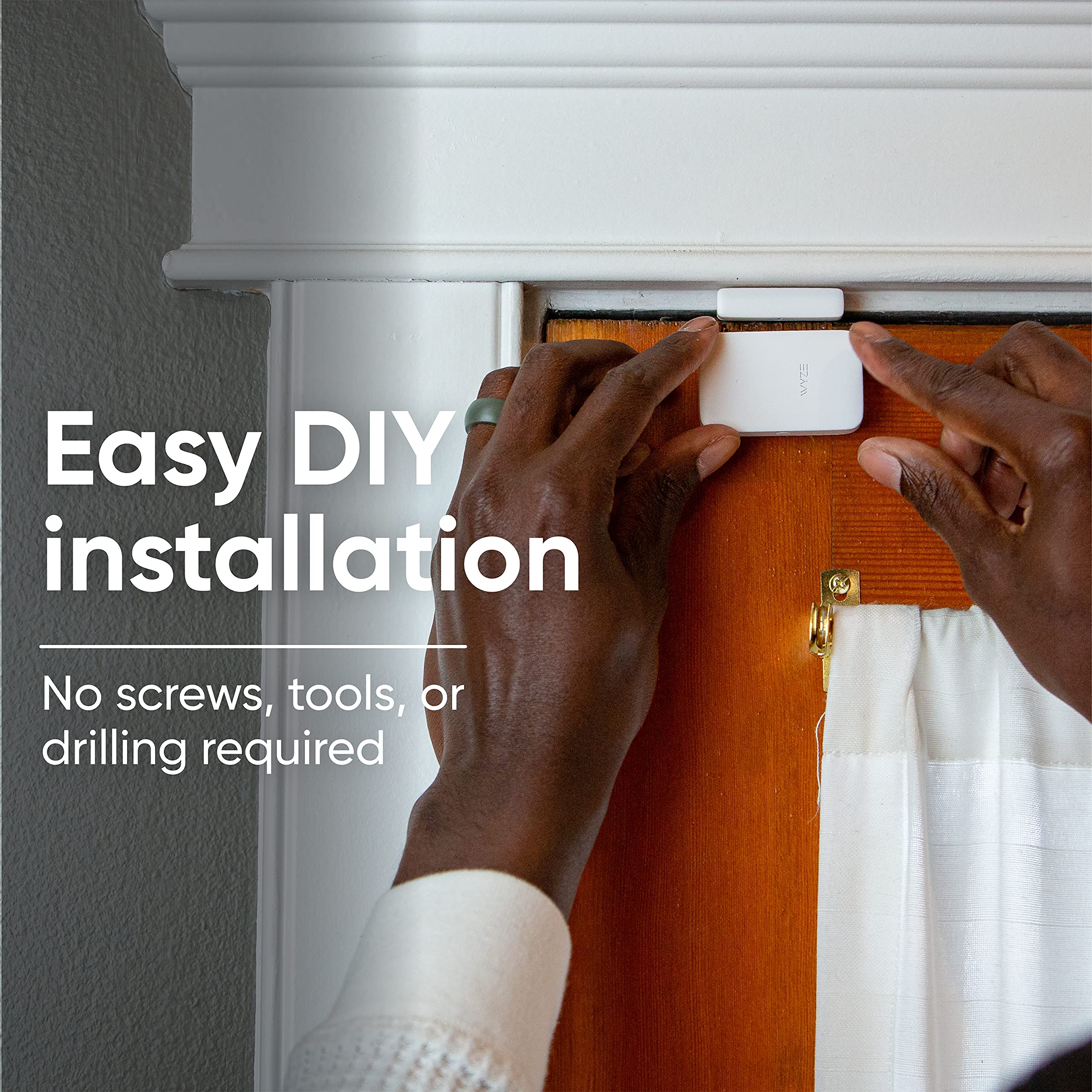 WYZE Home Security Core Kit: Hub, Keypad, Motion Sensor, Entry Sensors (x2); Compatible w/ Wyze Cam, Leak & Climate Sensors; 3 Mo. of 24/7 Professional Monitoring Service Incl., Subscription Required