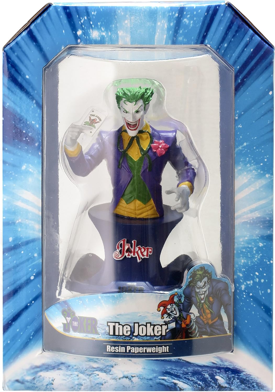 Monogram Joker Bust Paperweight 15cm, 15 centimeters
