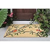 Liora Manne Ravella Indoor/Outdoor Durable Hand-Tufted UV Stabilized Rug- Birds On Branches Natural 2' x 3'
