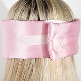 Brushworks Pink Satin Sleep Mask - Plush Blackout Eye Cover for Comfortable view 4