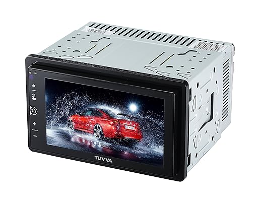 title=TUVVA KSN6280 Mechless Autoradio con Bluetooth / USB / MP3 / MP4 / AV IN / FM /