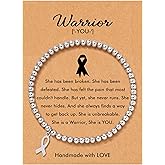 RZKING Silver Bracelets for Women, Evil Eye Cross Virgin Mary Highland Cow Charm Beaded Bracelets for Women, Birthday Christmas Thank You Inspirational Gifts for Friend Sister Daughter Mom