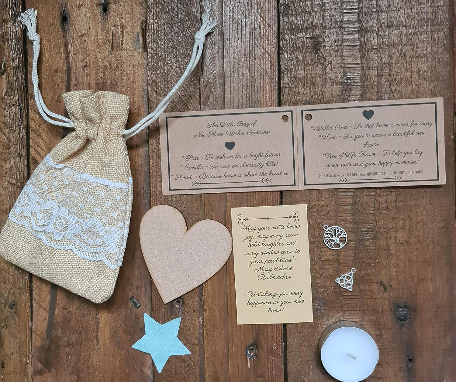 The Little Bag of New Home Wishes, Unusual and Touching Alternative to A New Home Card, New Home Present - Image 3
