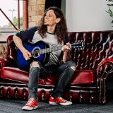 3rd Avenue Full Size Acoustic Guitar Bundle 6 Months Lessons Blue view 5
