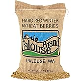 Certified Glyphosate Residue Free Hard Red Winter Wheat Berries | 5 LBS | Family Farmed in Washington State | Non-GMO Project