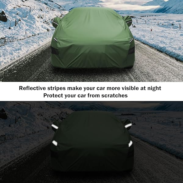 JURMON HEAVY DUTY OUTDOOR CAR COVER COMPATIBLE WITH 2007-2026 JEEP WRANGLER 2 DOOR,WATERPROOF ALL WEATHER FOR AUTOMOBILES, OUTDOOR FULL COVER RAIN SUN UV PROTECTION WITH ZIPPER COTTON