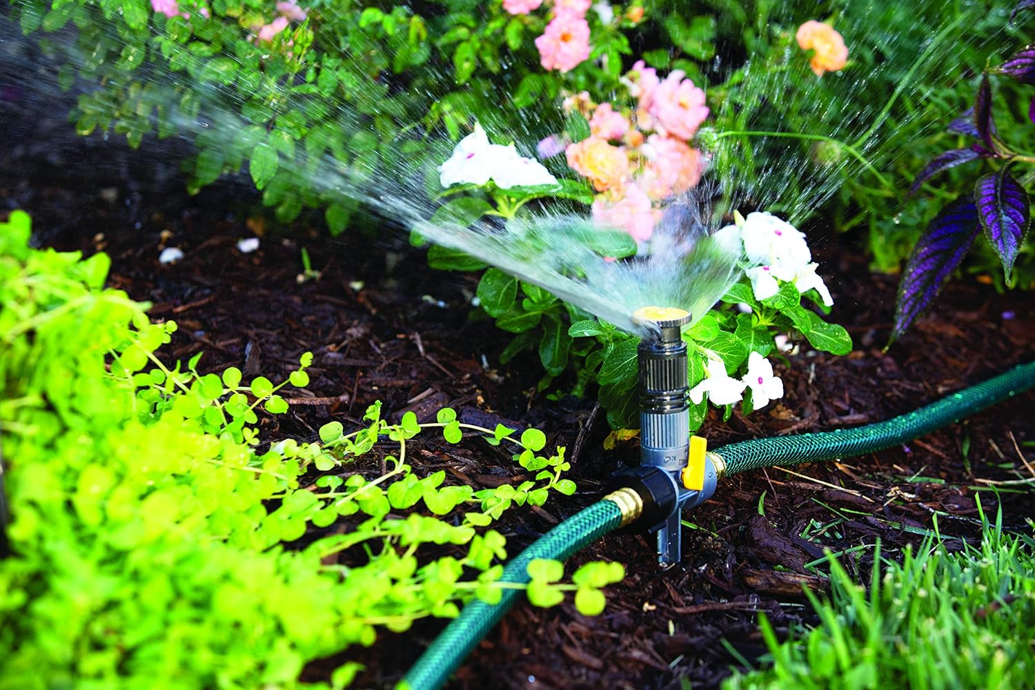 Melnor 65129-AMZ Multi-Adjustable 3-Pack Sprinklers : Garden & Outdoor