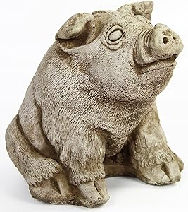 Sitting Pig Garden Statues Concrete Statuary