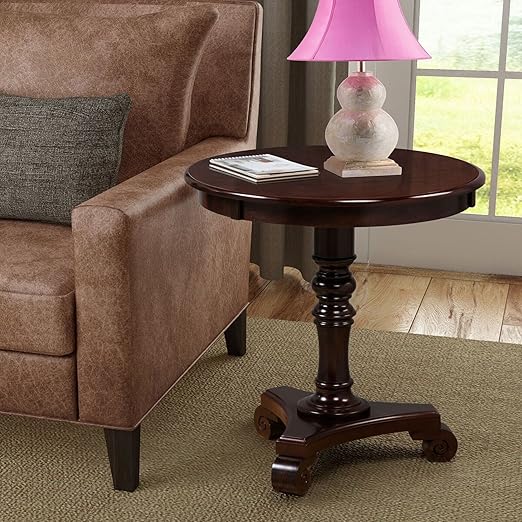 Amazon Com Convenience Concepts Classic Accents Talbot End Table Espresso Furniture Decor