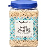 Roland Foods Traditional Israeli Couscous Toasted Pasta, Specialty Imported Food, 21.1 Ounce, Pack of 4