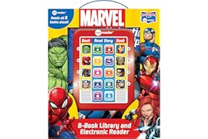Marvel Super Heroes Spider-man, Avengers, Guardians, and More! - Me Reader Electronic Reader with 8 Book Library - PI Kids