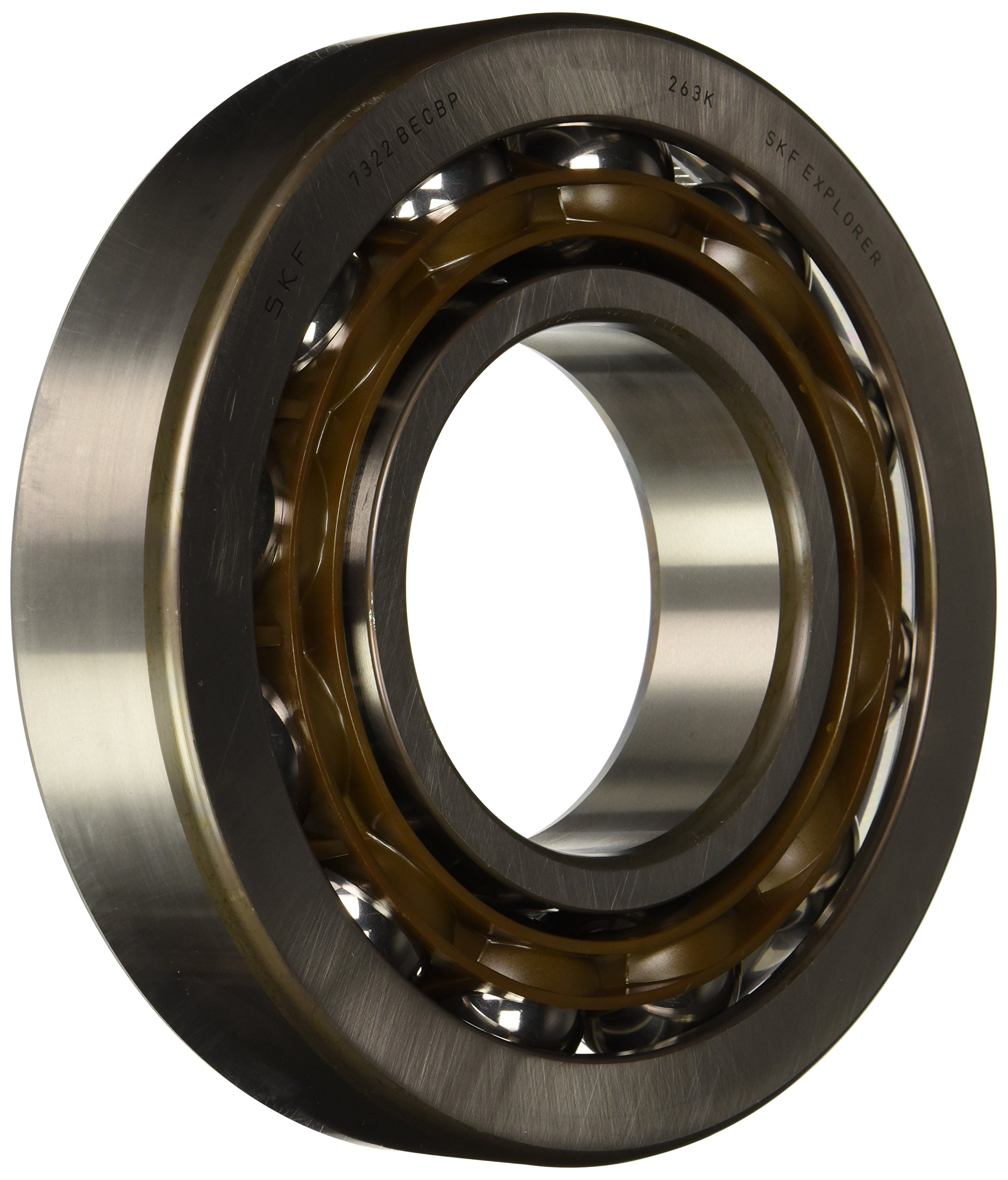 SKF 7322 BECBP Angular Contact Radial Ball Bearing, steel