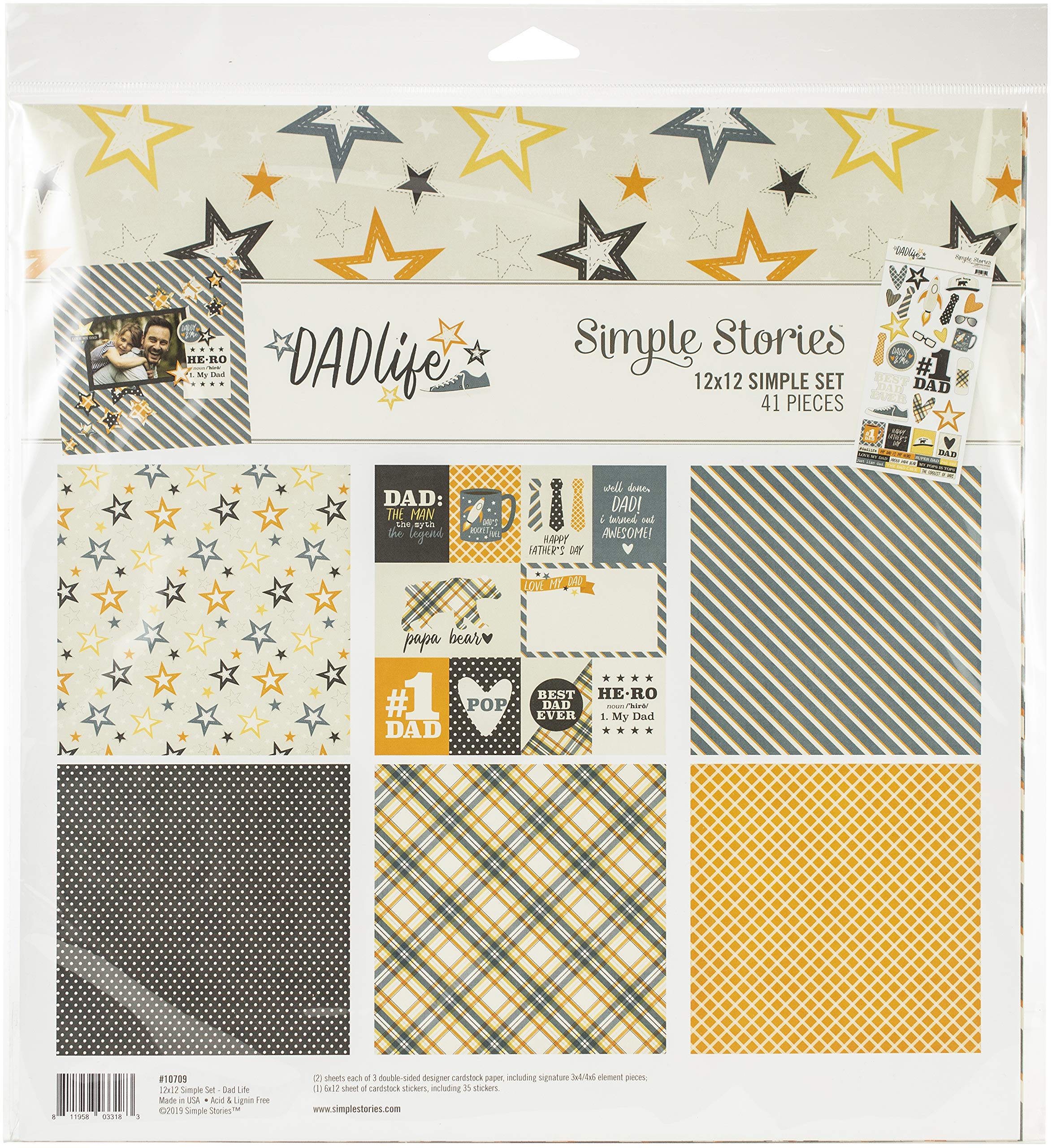 SIMPLE STORIES DAD Life Collection 12X12, One Size
