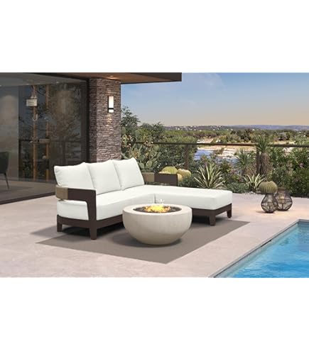 KH-46【新入荷　リサイクル品】ミリエル/スキッド　ダイニング5点セット　グレー×ブラウン Amazon.com: Member Mark Newcastle 5-Piece Round Patio Dining Set