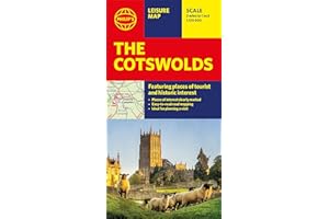 Philip's The Cotswolds: Leisure and Tourist Map (Philip's Red Books)