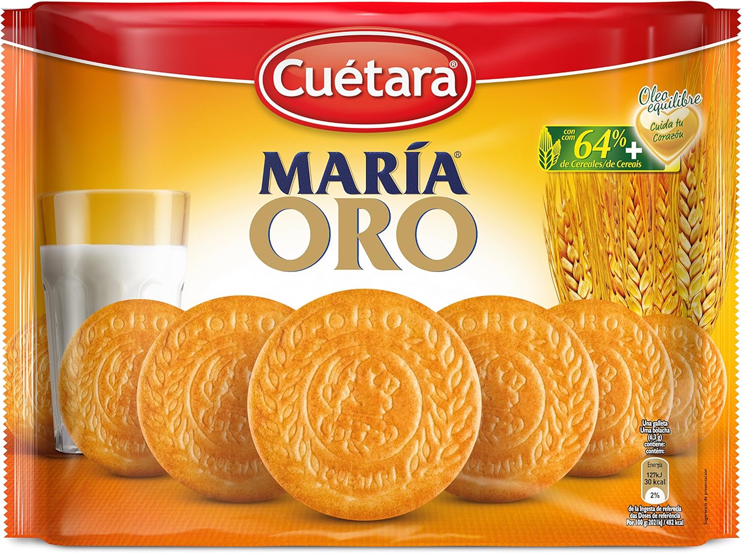 Cuetara - Galletas Maria Oro 800 g: Amazon.es: Alimentación y bebidas