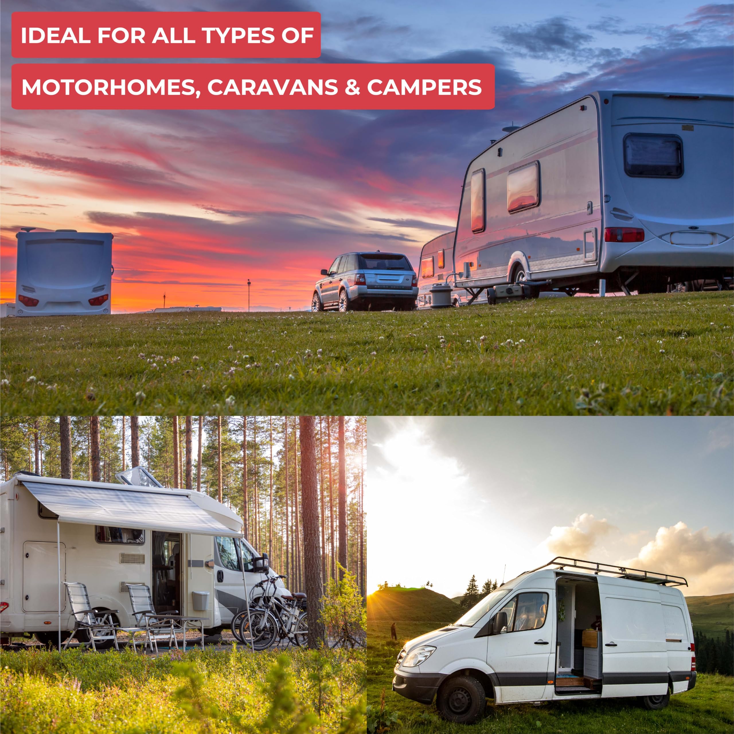 GADLANE CEE Verlängerungskabel 10m - Robustes Wohnwagen Kabel, 16 Ampere 240V Campingkabel - Gut Sichtbares Orangefarbenes - Camping Stromkabel Ideal für Wohnmobil (10 Meter) 2