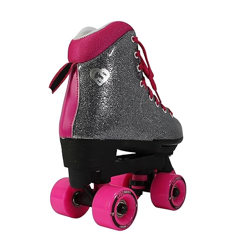 Circle Society Bling Adjustable Roller Skates, Sizzling Pink