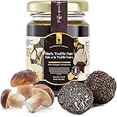 Gourmanity Tartufi Black Truffle Pate, Luxury Italian Truffle Sauce for Restaurant-Style Cuisine at Home, 3.2 oz Jar