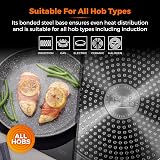 Tower Cerastone T81242 28cm Forged Frying Pan Non-Stick Graphite view 6