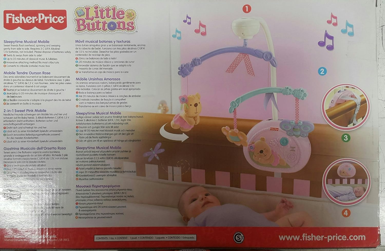 fisher price 3 in 1 musical mobile