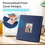 DazSpirit 6x4 Inch Photo Album 600 Photos Linen Cover 10x15 Slip-In Pockets view 3
