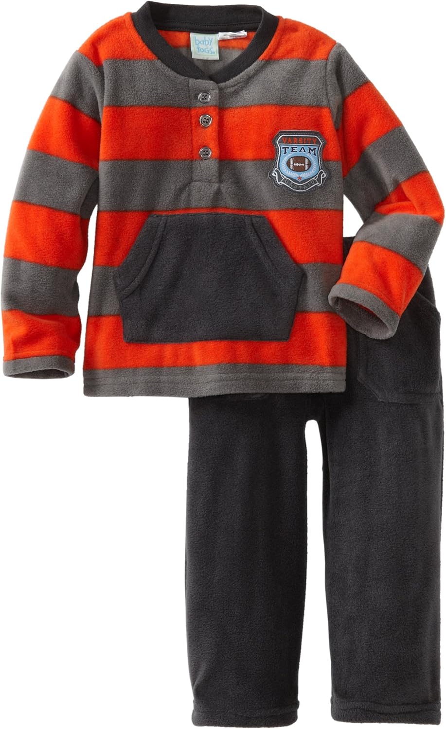 Baby Togs Baby Boys' 2 Pack Play Set, Orange, 24 Months