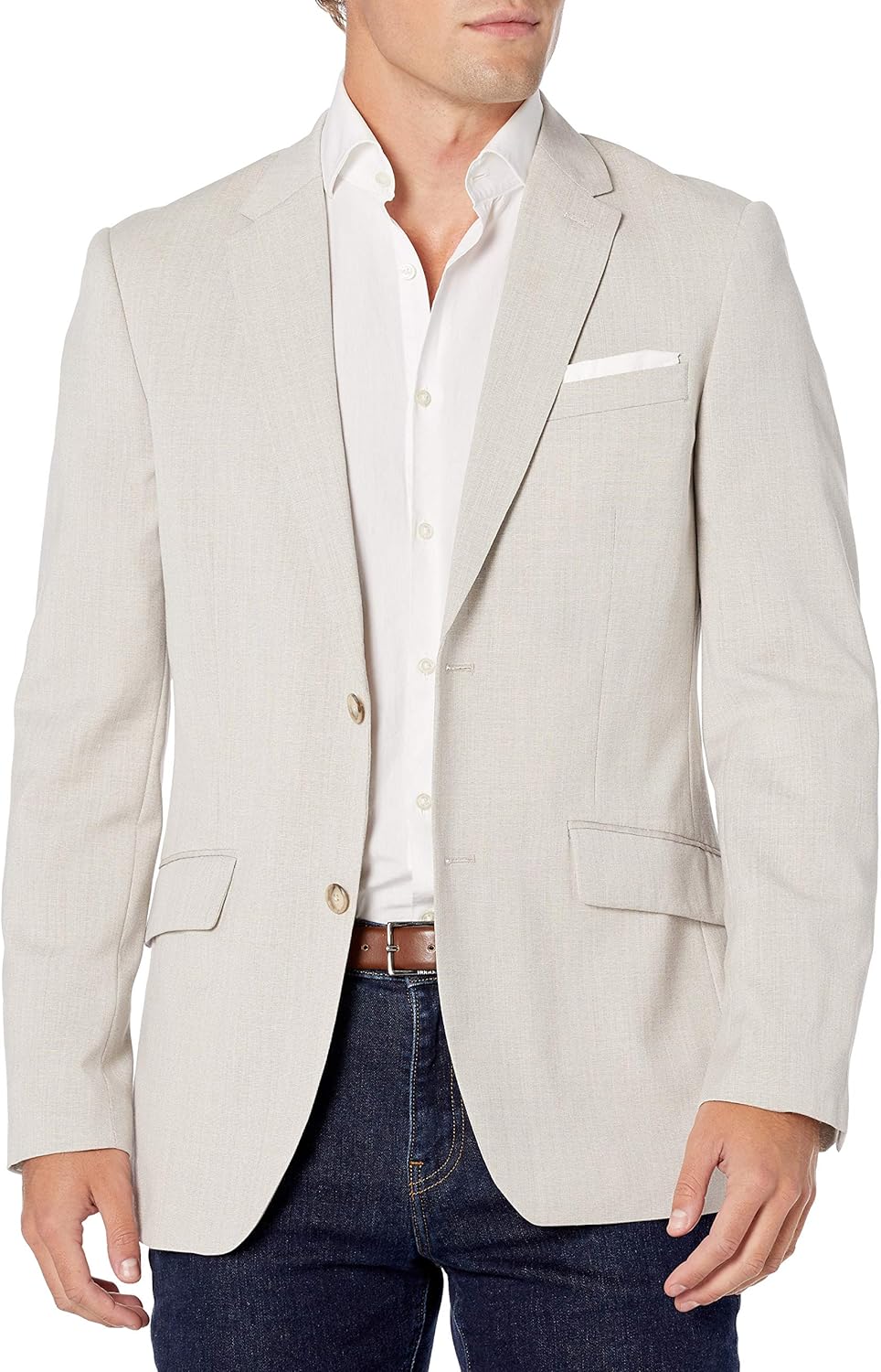 Perry Ellis Men's Slim Fit Stretch Suit Jacket at  Men’s Clothing store
