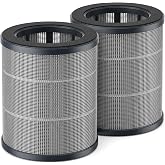 Replacement H13 Air Filter Compatible with Coway Airmega 50 Air Purifier | 3-IN-1 Hepa Filter with Carbon Pre Filter, 2 Pack