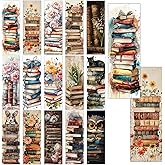 60 Pcs Vintage Book Floral Bookmarks, Cute Animal Book Marks for Reading Women Kids, Book Lover Gifts, Cute Aesthetic Bulk Bookmark Bulk, Classroom Rewards and Bookish Gift