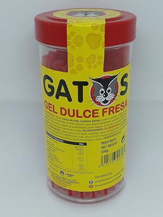 GATOS - REGALIZ ROJO - BOTE - 200 GR - GELES DULCES: Amazon.es: Alimentación y bebidas