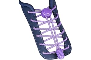 ILIVEX No Tie Shoelaces - Tieless Elastic Shoe Laces - Strong Lock Shoelaces for Sneakers - One Size Fits All for Adults and Kids