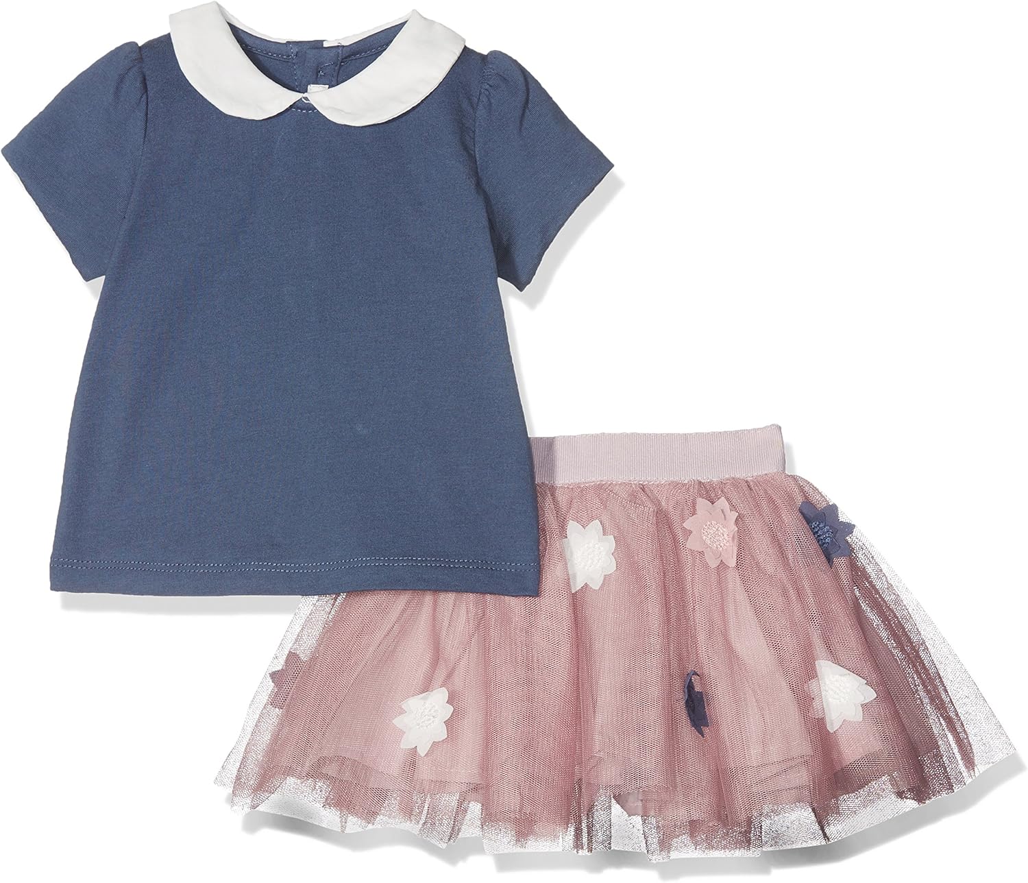 Mamas & Papas Baby Girls' 2Pc Flwr Tutu Set Clothing, Multicoloured