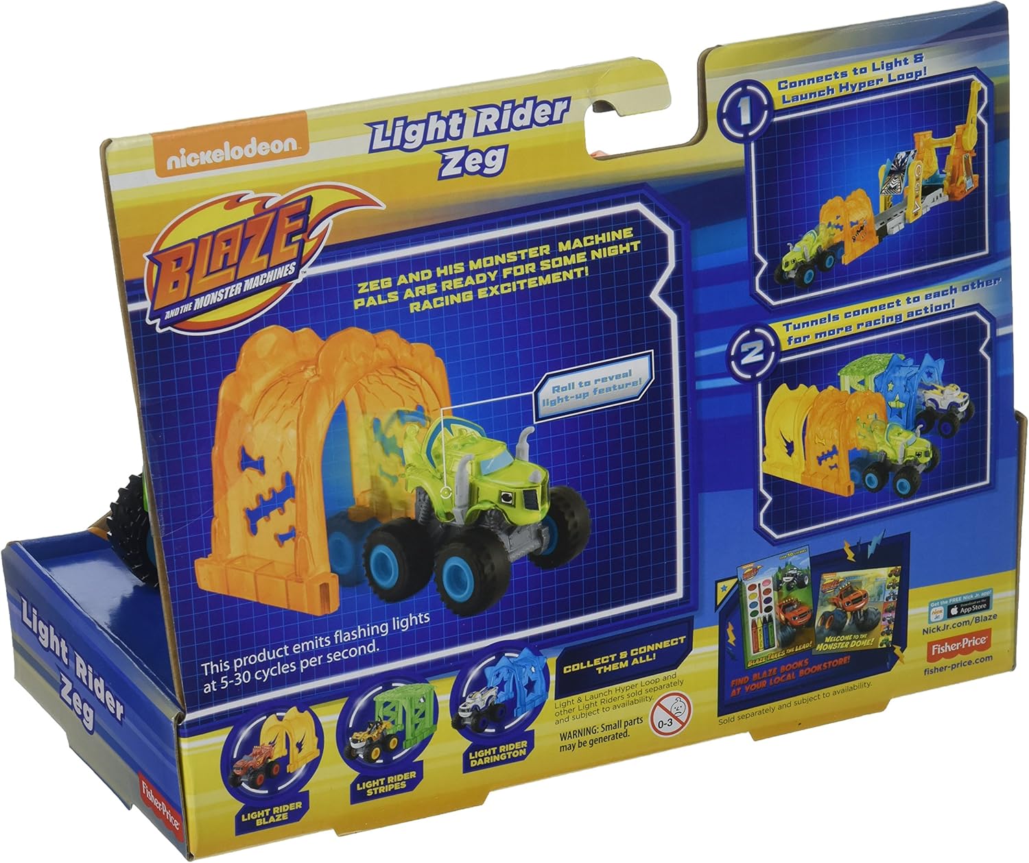blaze and the monster machines light riders toys