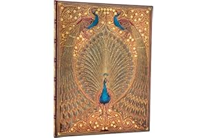 Hafiz's Peacocks Ultra Lined Hardcover Journal, 144pg, 120GSM by Paperblanks (Sangorski & Sutcliffe)