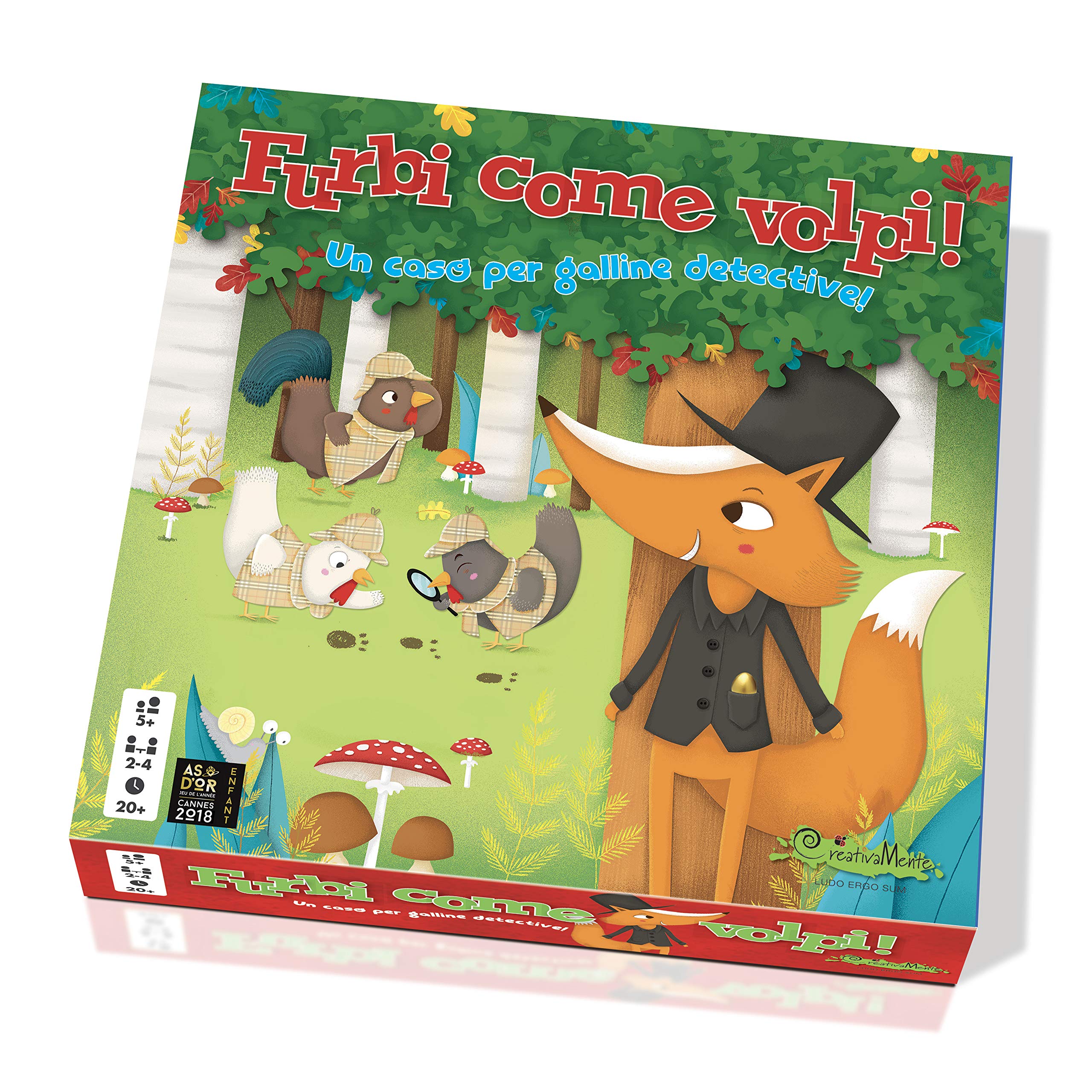 CreativaMente Foxes! for 2 to 4 players