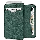 Vaultskin CHELSEA Mens RFID Blocking Slim Leather Card Wallet - Minimalist Front Pocket Cardholder
