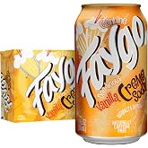 Faygo Cr&egrave;me Soda | 12-Pack of 12oz Cans | Smooth Vanilla Cream Flavor | Caffeine-Free | Sweet &amp; Creamy Treat