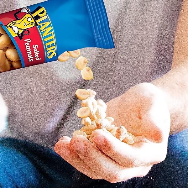 PLANTERS VARIETY PACK, SALTED CASHEWS, SALTED PEANUTS & HONEY ROASTED PEANUTS, ON-THE-GO NUT SNACKS, INDIVIDUALLY PACKED SNACKS, MIXED NUTS, KOSHER, (36 COUNT)