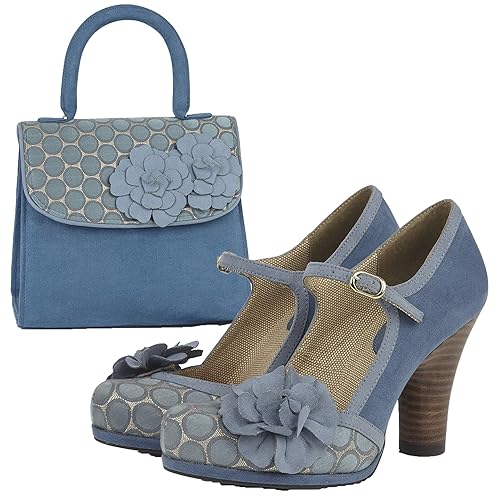 ruby shoo hannah teal