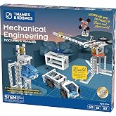 Thames &amp; Kosmos Mechanical Eng: Machines &amp; Vehicles | Engineering Set | Explore the Science of Machines &amp; Vehicles | Build Cranes, Windmills &amp; More | STEM Science Learning &amp; Education | Ages 8+