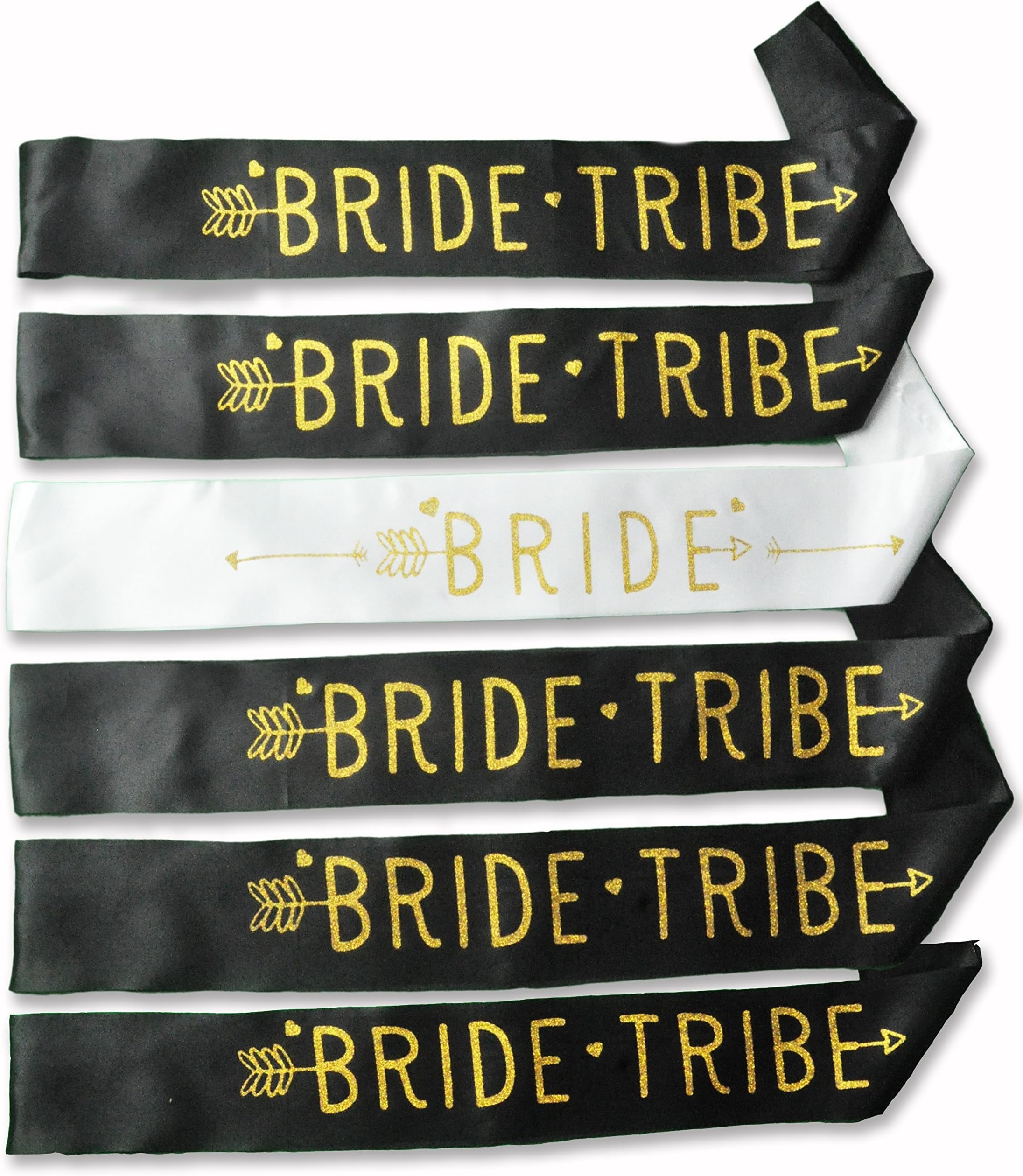 Bride Tribe Sash Bachelorette Party Decorations - Bridal Shower Gifts or Favors - Bride to Be Sash