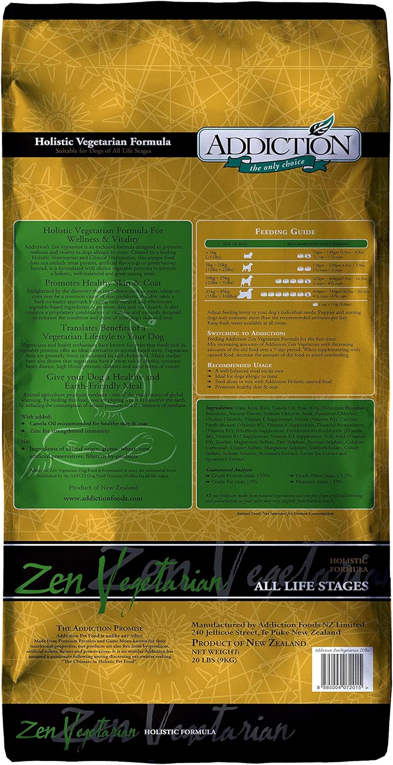 Zen vegetarian dog food Clearance