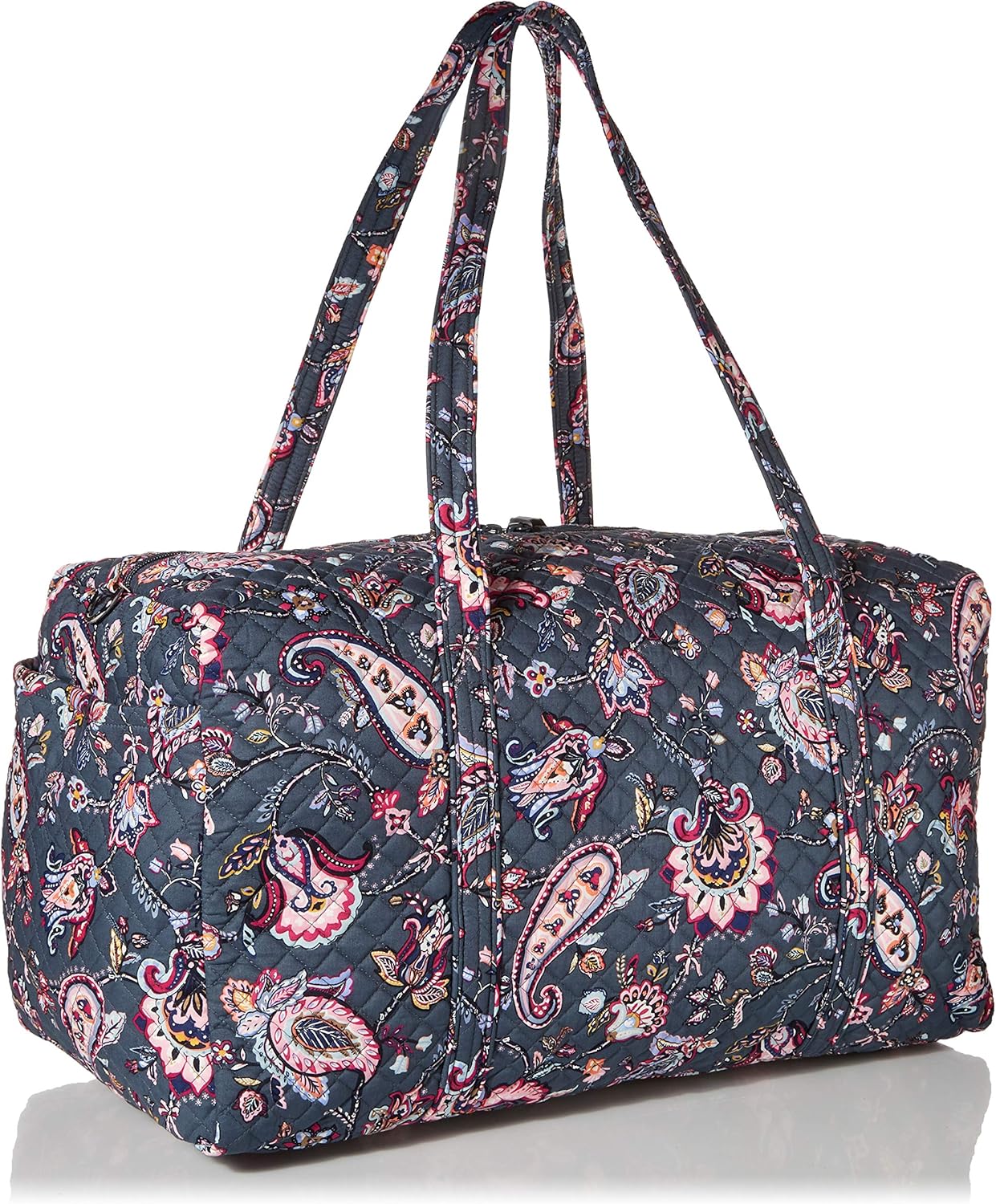 Vera Bradley Women's Signature Cotton Large Travel Duffel Bag, Felicity Paisley, One Size: Shoes