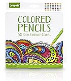 Crayola Colored Pencils, Pre-sharpened, Great for Adult Coloring, 50 Count