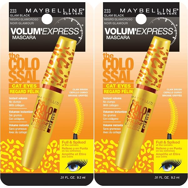 Maybelline Volum'Express The Rocket Mascara – Volumen In Raketenzeit, Wasserfest, Blackest Black