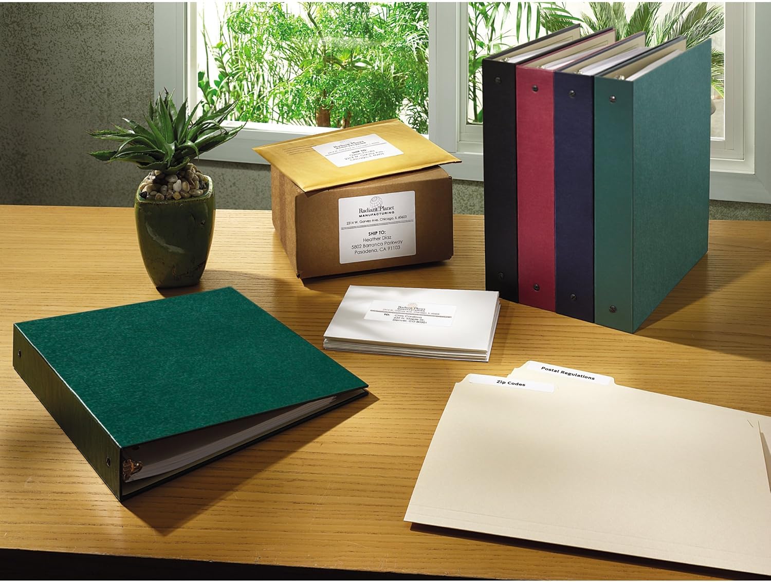 AVERY White EcoFriendly Shipping Labels, 3.33 x 4 Inches, Box of 600 (48464): Office Products