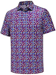 Men's Funny Golf Polo Shirts Short Sleeve