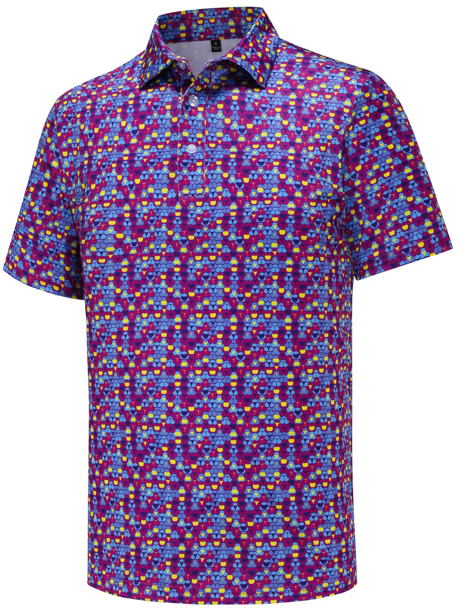 Men's Funny Golf Polo Shirts Short Sleeve